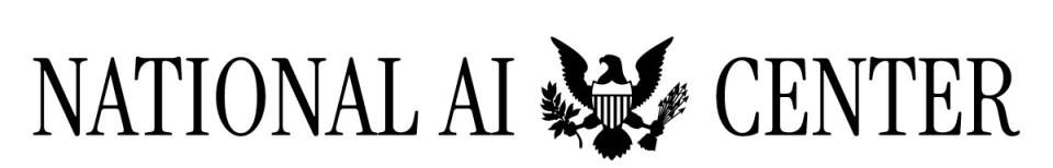 National AI Center logo in black and white