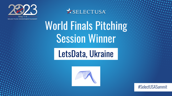World Finals Pitching Session Winner. LetsData.