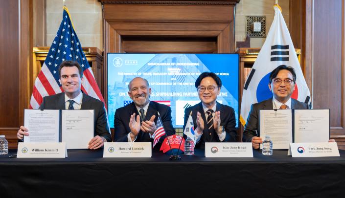 The Department of Commerce and the Republic of Korea Sign an MOU on Shipbuilding