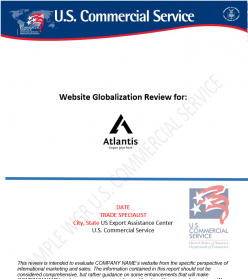 The Website Globalization Review Service is available only to clients of the USCS