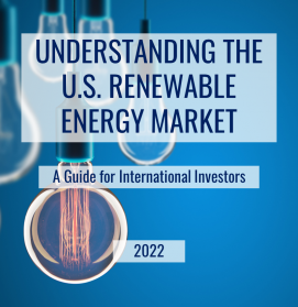 Understanding the renewable energy market report cover. 