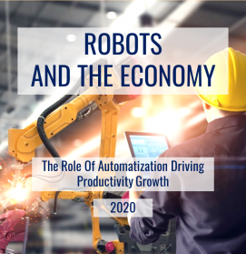 Robots and the Economy Report cover image.