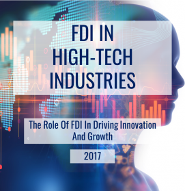FDI in High Tech Industries Report Cover image.